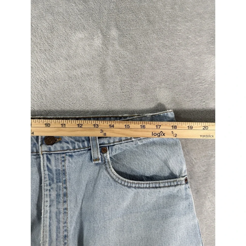 Levis 550 Jeans Mens 38x34 Relaxed Fit Straight Leg Made In USA 90's Light Wash
